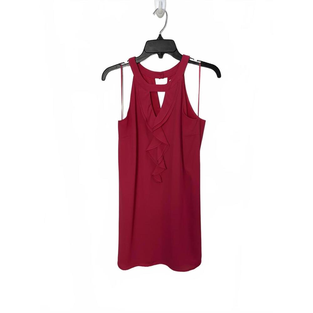 Skies Are Blue Women's Pink Sleeveless Dress, Size Small